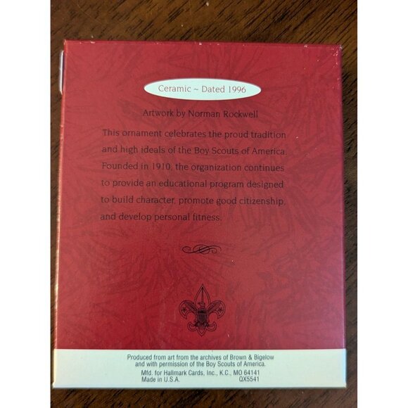 Boy Scouts Of America Growth Of A Leader Norman Rockwell Ceramic Keepsake - Picture 4 of 5